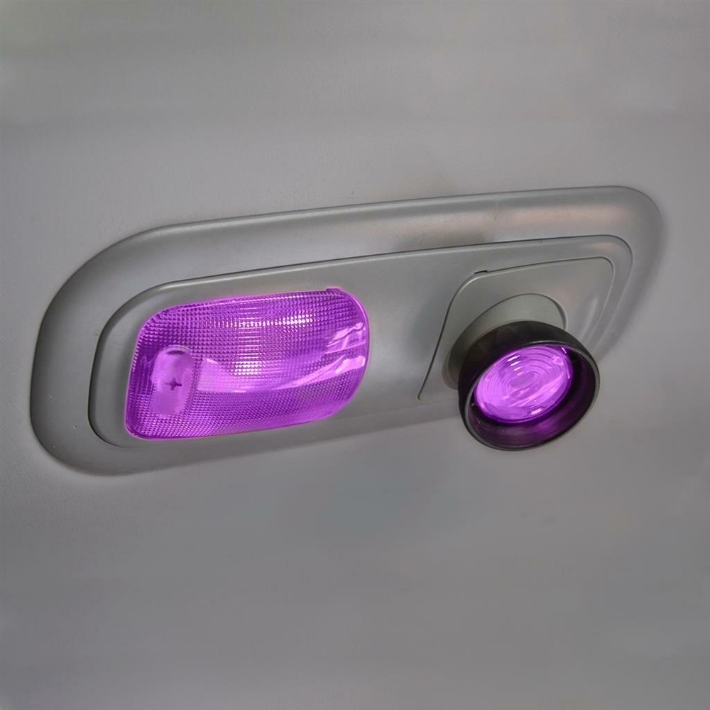 Purple Rectangular Dome Light Lens For 2006+ Peterbilt 357/378/379/385/386/389