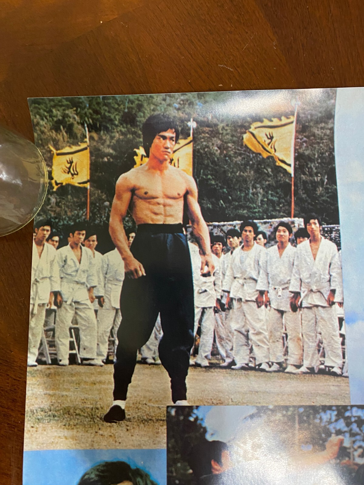 Vintage 1970s Poster Collage Bruce Lee Jeet Kune Do Martial Artist