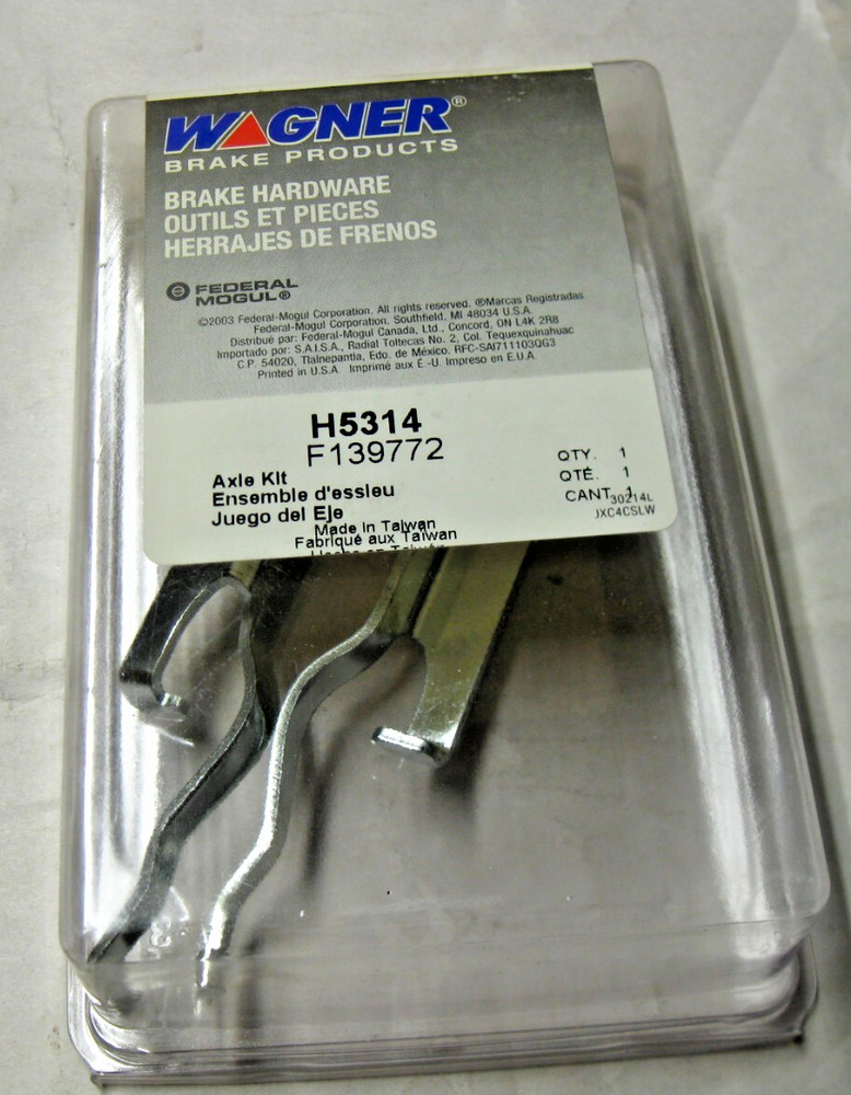 Wagner H5314 disc align kit, axle kit