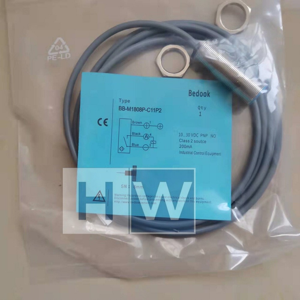 New 1PC BB-M1808P-C11P2 Bedook Proximity Switch Sensor