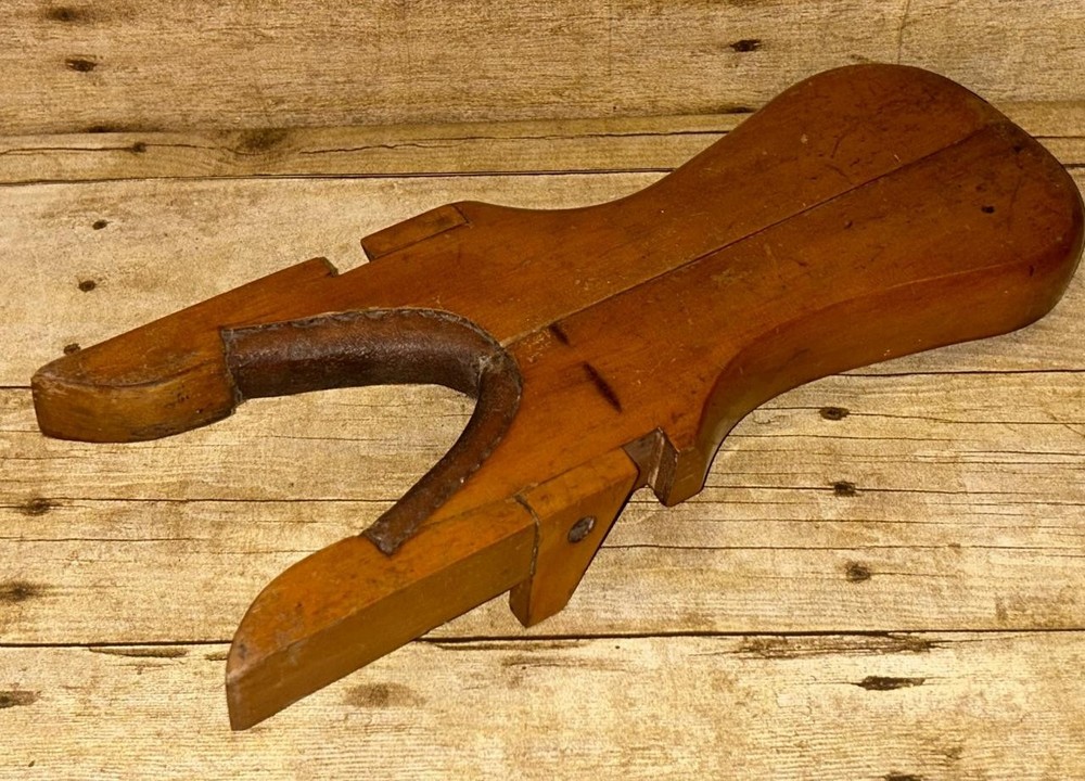 WW1 Military Campaign English Boot Jack & Boot Pulls - Button Hook & Hole Punch