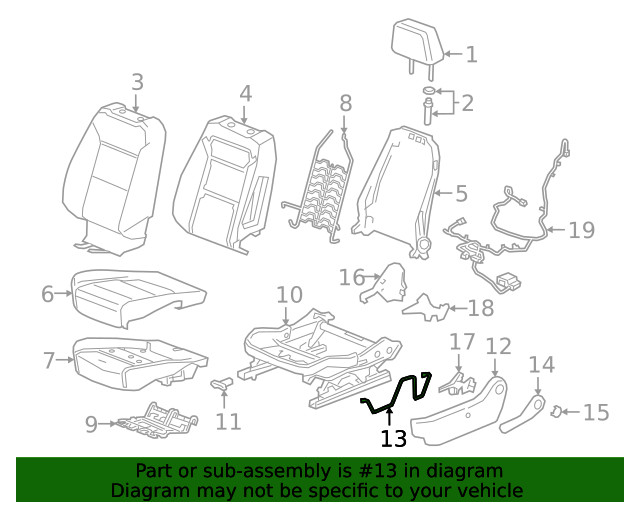 Genuine GM Outer Finish Panel Retainer 13525186