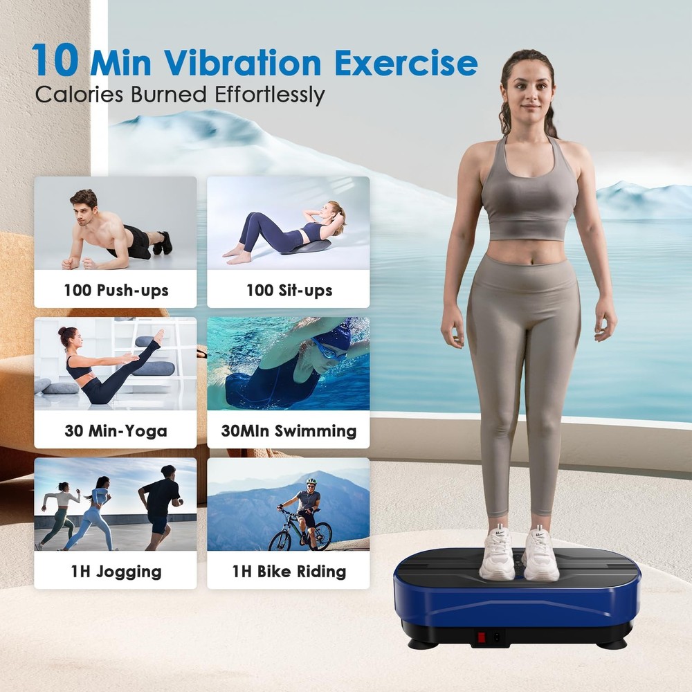 Vibration Plate Exercise Machine, Vibration Plate for Lymphatic Drainage, Who...