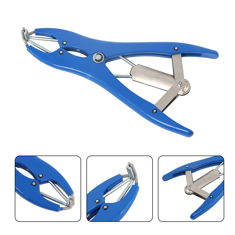 Elastrator Castration Plier And 100 Rubber Rings Applicator Rings For Animals