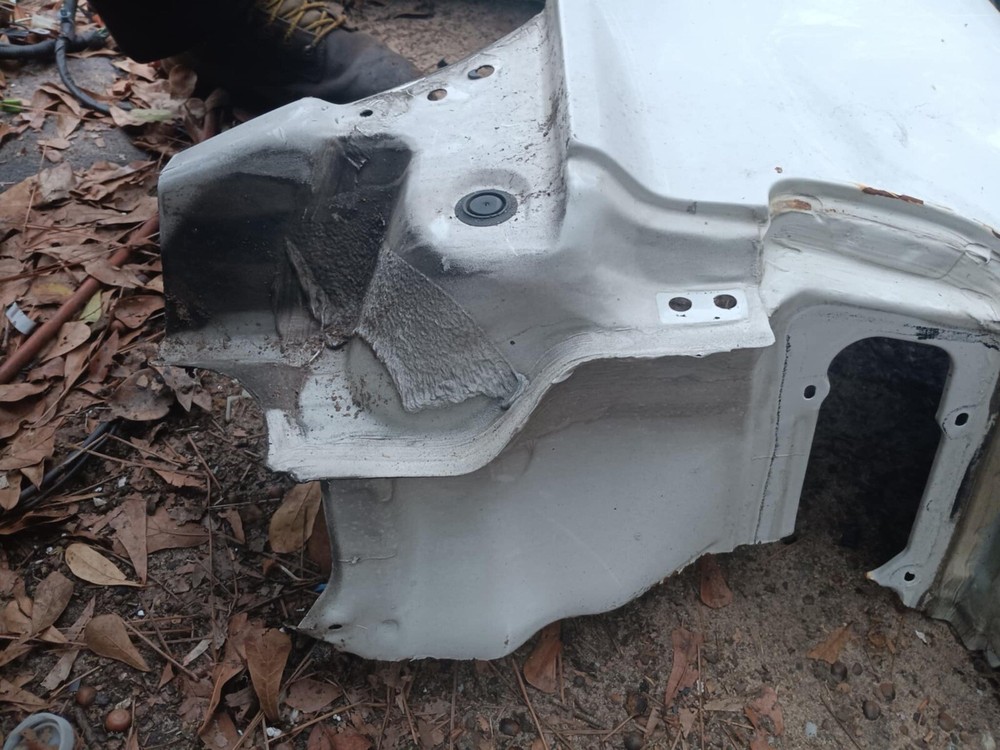 90-91 CRX OEM driver left rear back 1/4 quarter panel