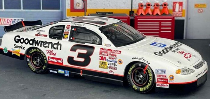 #3 Dale Earnhardt 2001 Fantasy Tribute car 1/24th Scale Nascar Waterslide Decals