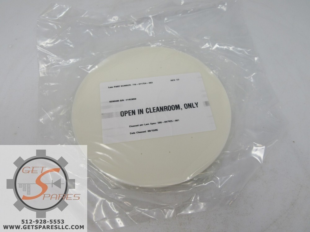 716-011754-003 / PLATE, LOWER BAFFLE, CERAMIC DEGREASE SUPLR / LAM RESEARCH