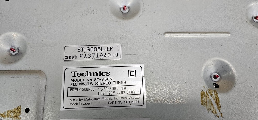 Technics ST-S505L Stereo Tuner
