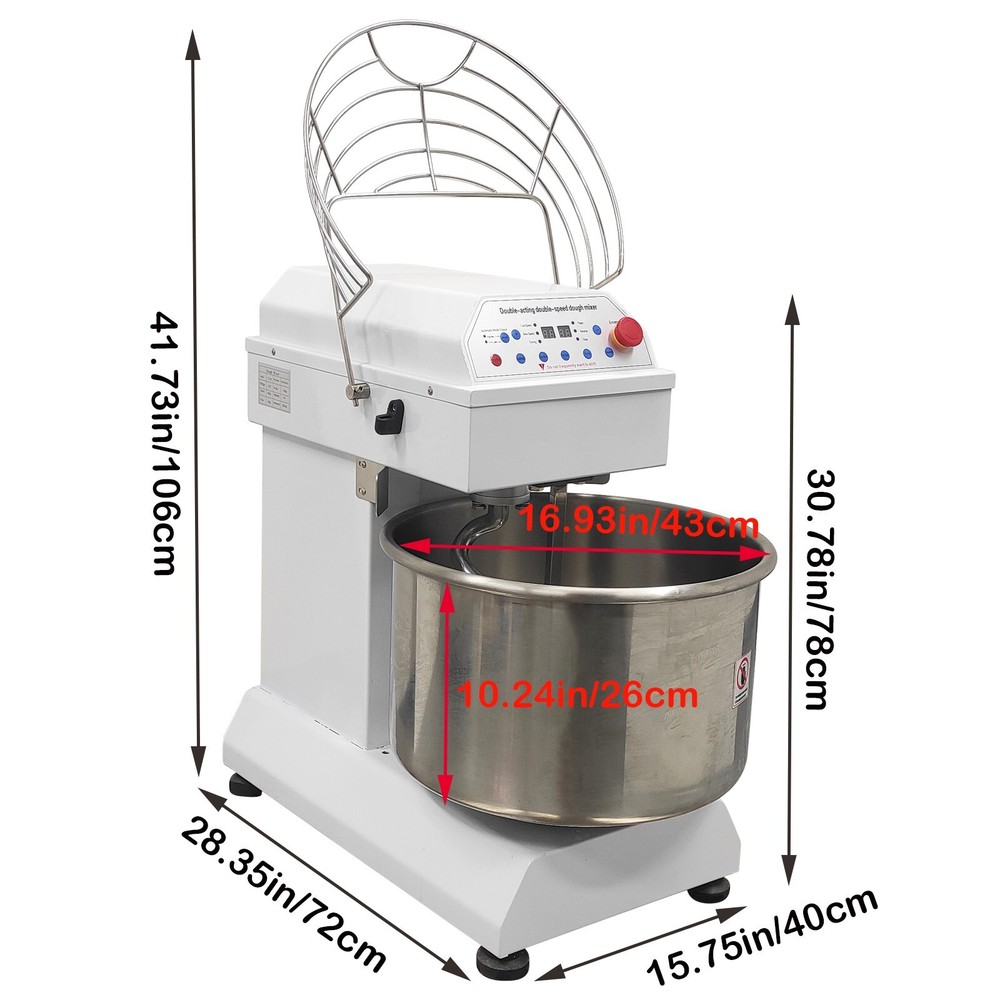 Microcomputer Model Flour-mixing Machine 30L 110V Double-Acting Double-Speed Dou