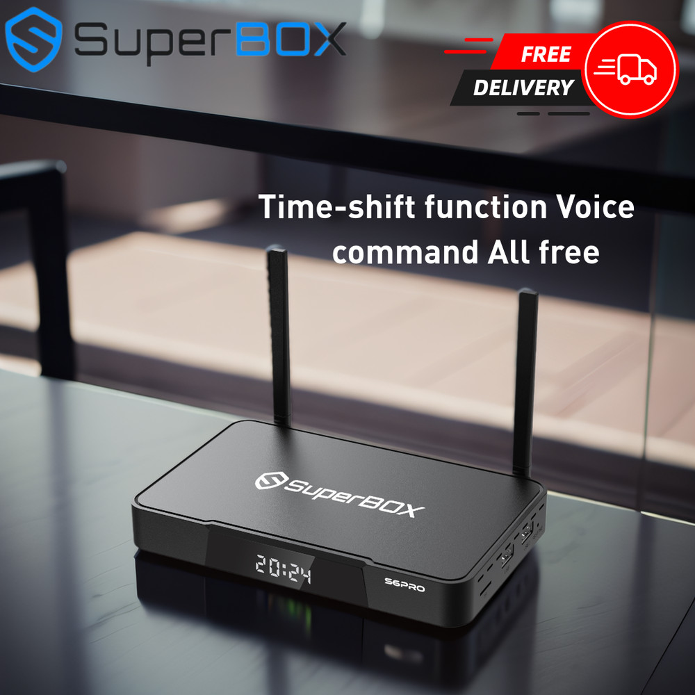 2025 SuperBox S6 Pro Android TV Box No Fees Authorized Distributor Fast Ship !