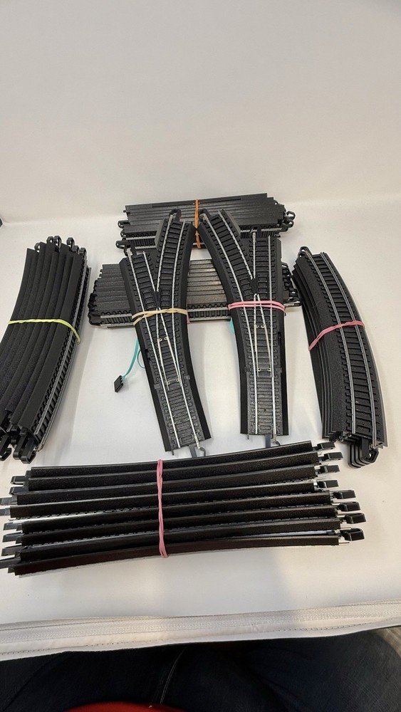 140 Piece Bachmann Rail Chief Train Tracks & Accessories, Not Tested READ