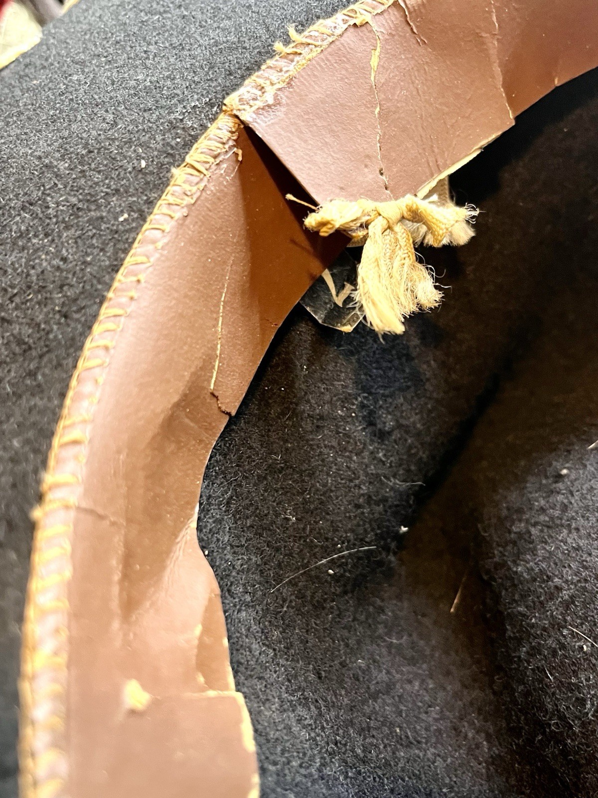 Vintage 1950’s Cowboy Hat Size 7, Cap Gun, (Works), And Holster.