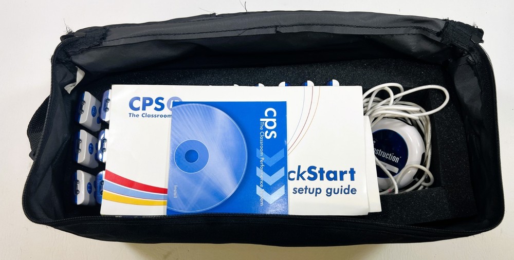 eInstruction Classroom Performance System (CPS) w/ USB Base, CD, 32 Remotes