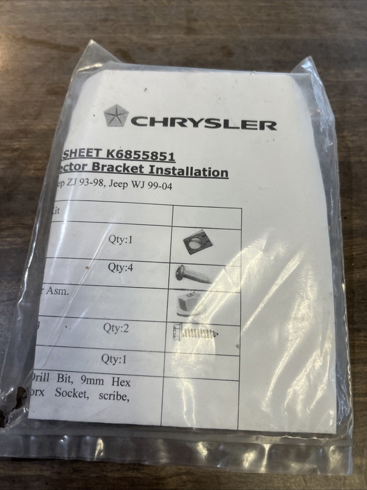 Genuine Mopar Bracket Kit #68264812AA NOS