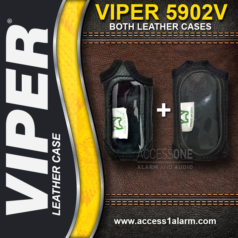 Viper 5904V Protective LEATHER REMOTE CONTROL CASES For Both Remotes 7654V 7945V