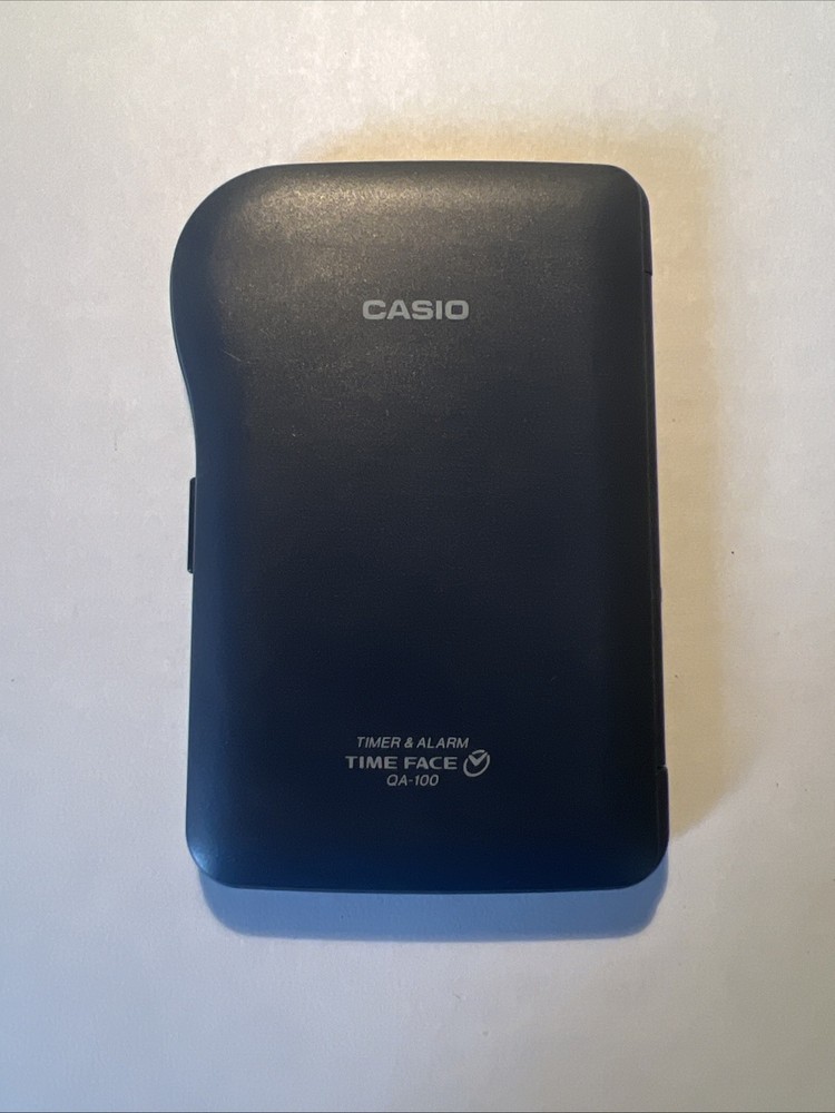 Vintage Casio QA-100 Time Face Pocket Time Calculator Tested Working