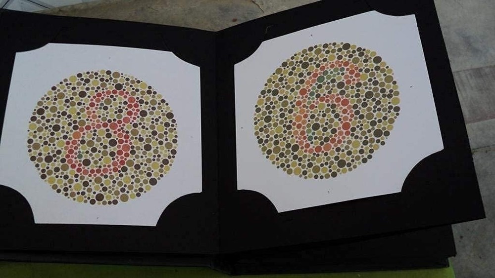 Ishihara Eye test chart book & Snellen vision chart 38 Plates ( Multicolor )