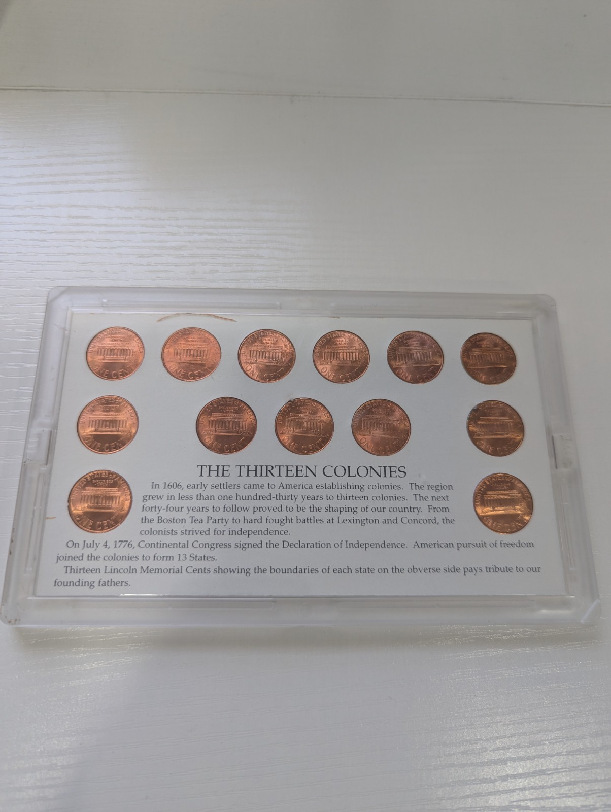 The Historical Thirteen Colony Coin Collection - Engraved Pennies