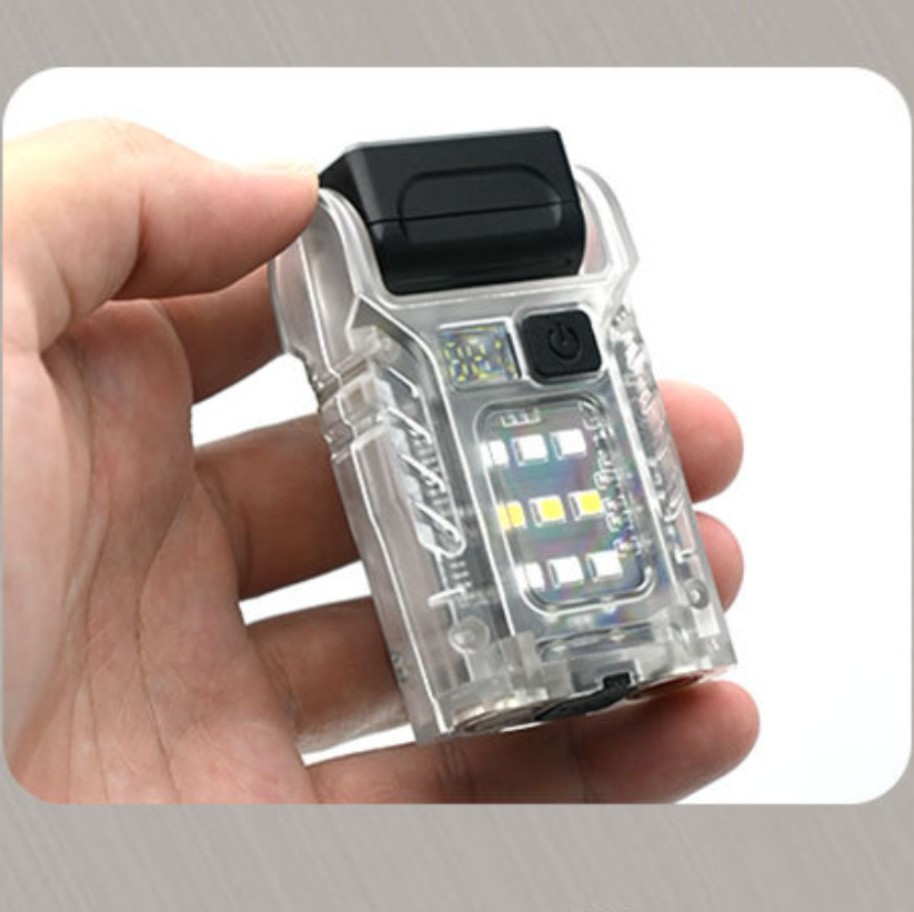Super Bright 7 Modes Light Magnet Flashlight Pocket Torch Emergency Rechargeable