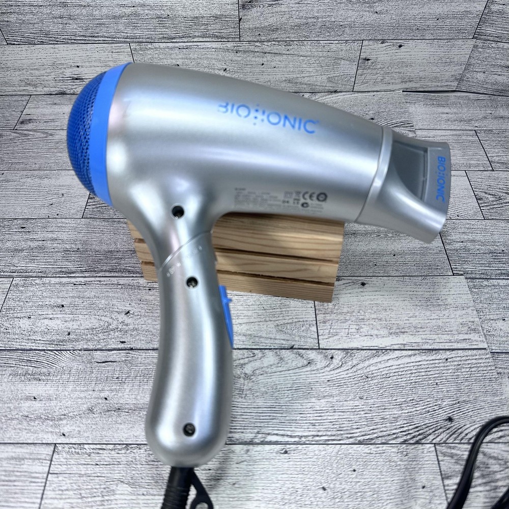 Bio Ionic TravelDryer Hair Dryer Compact Foldable Packable Design Plane Cruise