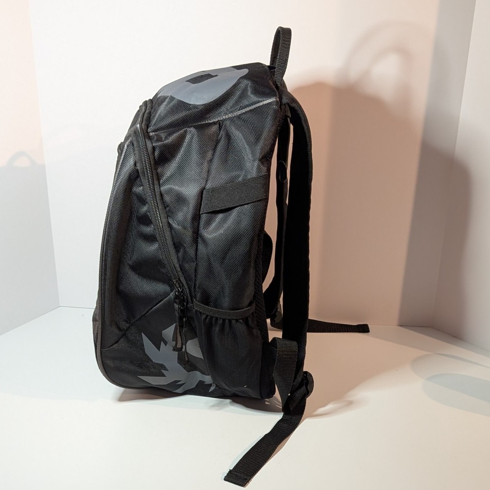DeMarini Baseball Softball Backpack w Double Bat Pockets, Black, Practice Rugged