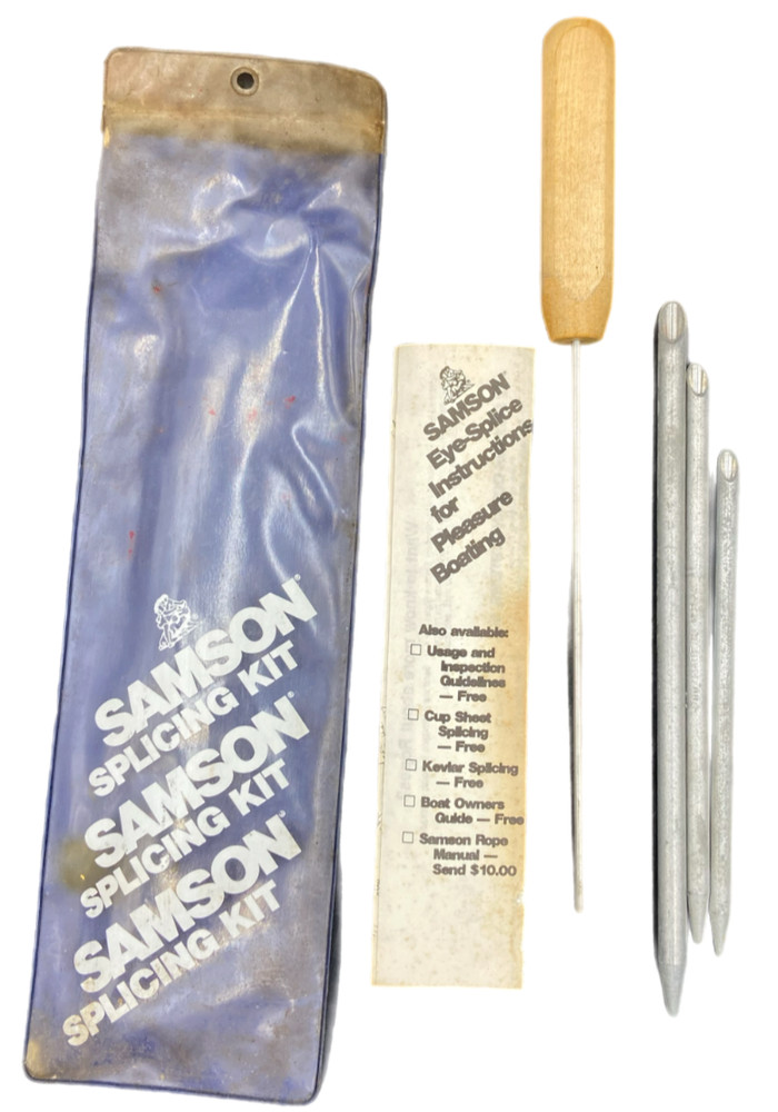 Vintage Samson Rope Splicing Kit W/ Instructions & Packet