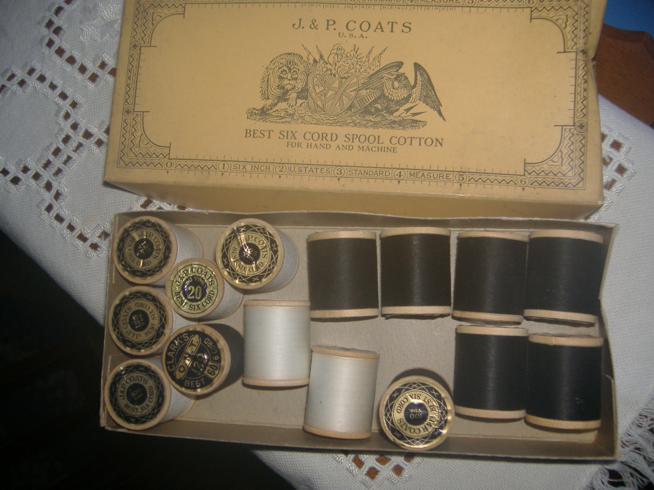 Civil War Braces TEA DYE GRAY BLUE sewn on Period Hand Crank Sewing Machine