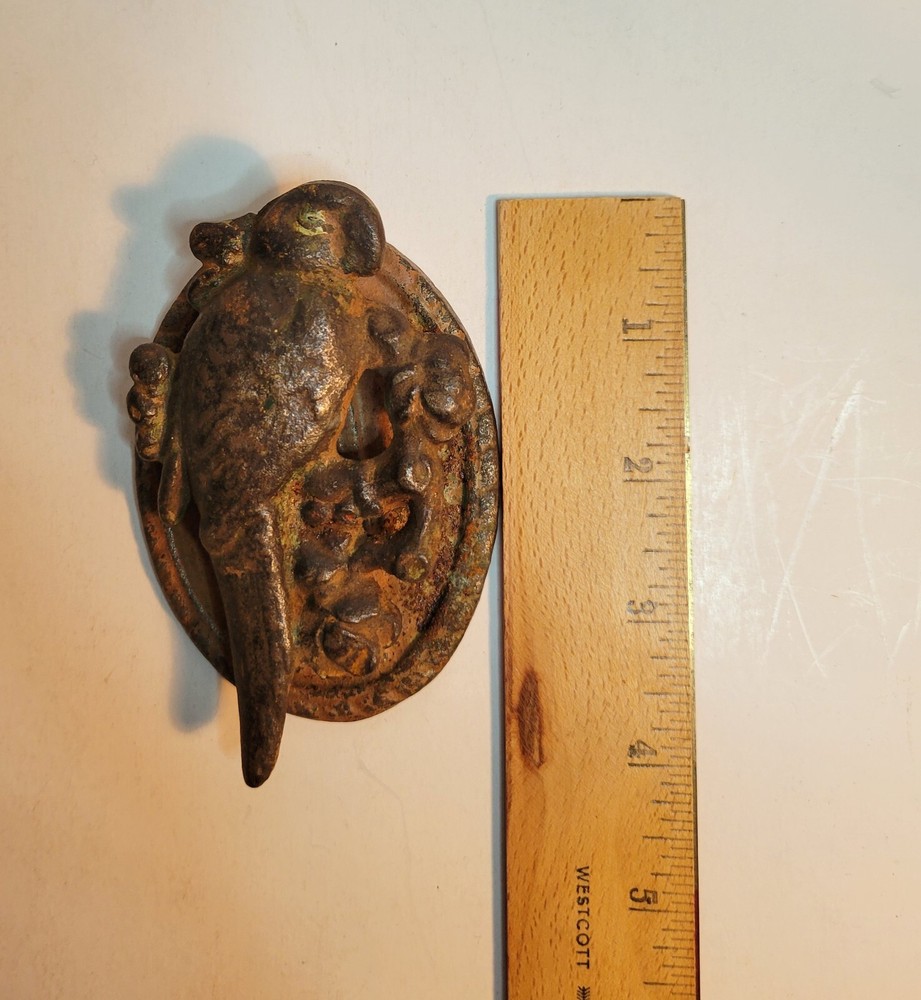 Cast Iron Door Knocker Parrot