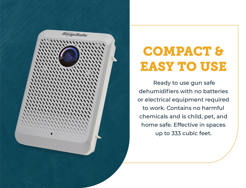 SnapSafe Rechargable Gun Safe Dehumidifier - 110 Volt - Medium