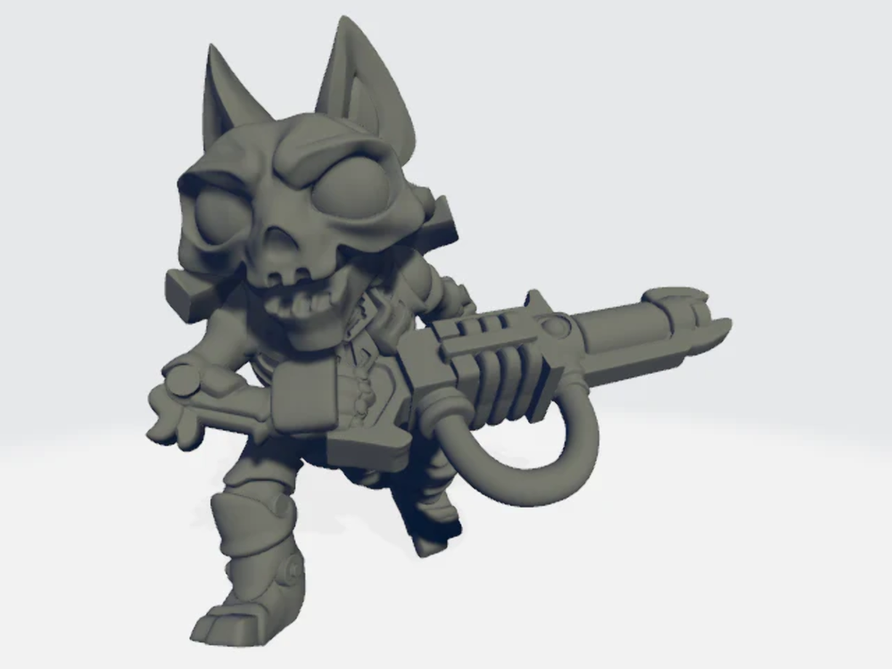 Grimdark Cuteness - Neko Mortal #2