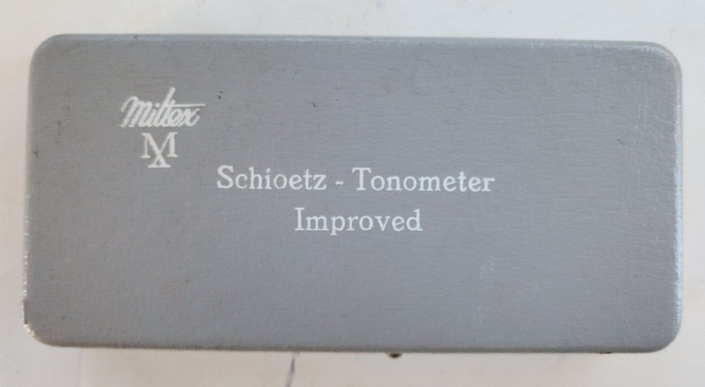 Miltex Schioetz-Tonometer Improved in original Case - Vintage