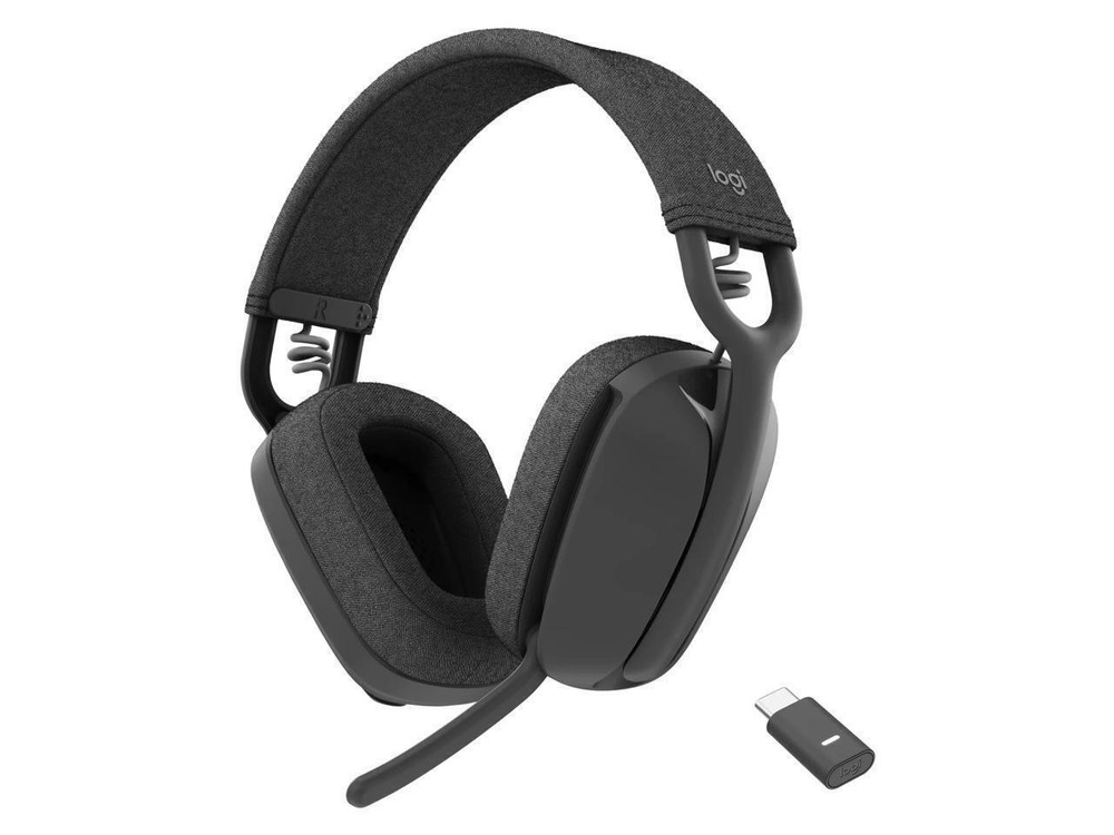 Logitech Zone Vibe Wireless Bluetooth Headphones Graphite