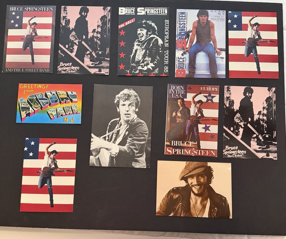 Brice Springsteen Postcards Set Of 17