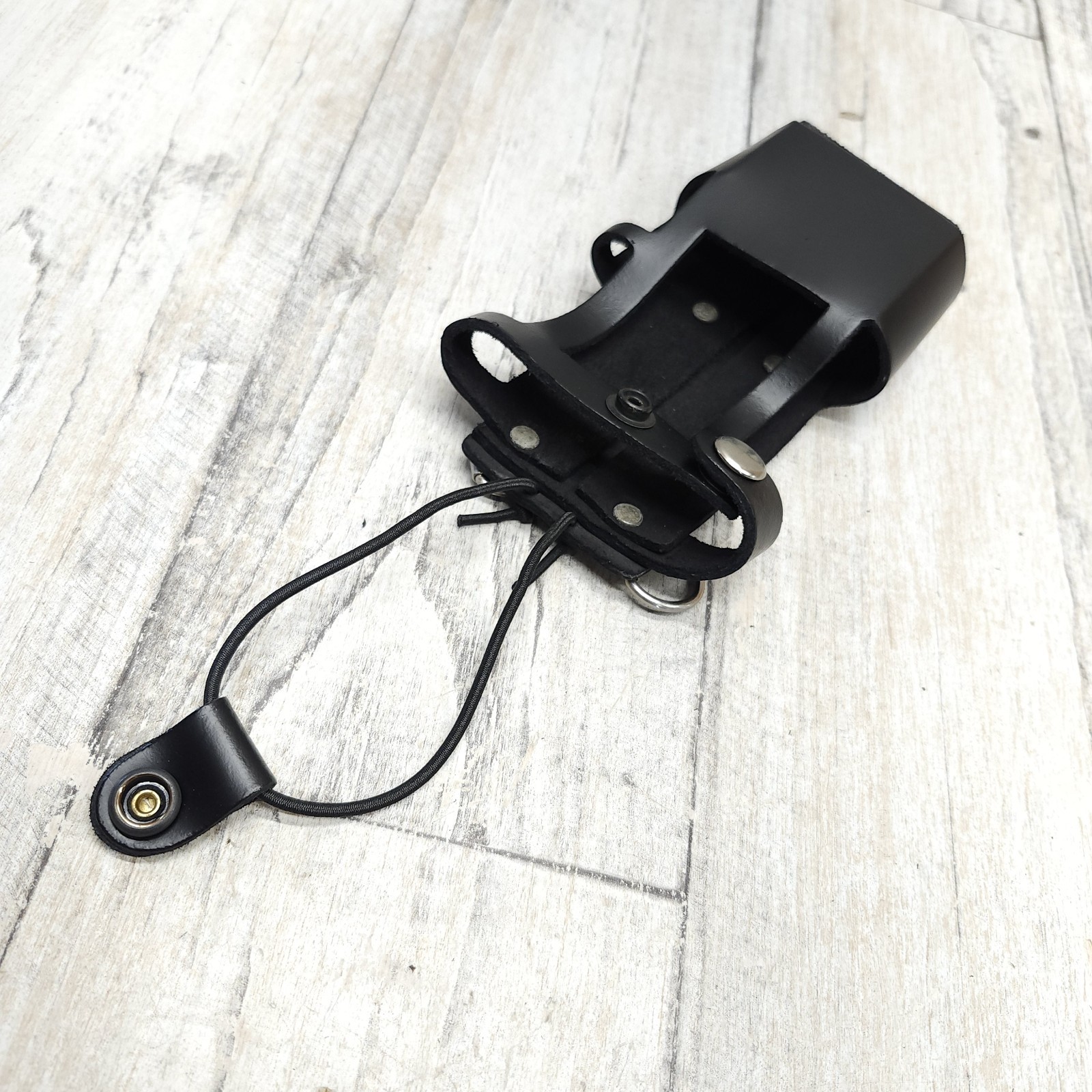 Perfect Fit Fireman's Leather Radio Holder for Motorola APX 6000 /8000 /XE