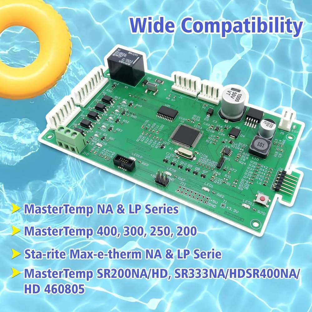 42002-0007S Control Board Kit Replacement for Pentair MasterTemp Sta-Rite Max A1