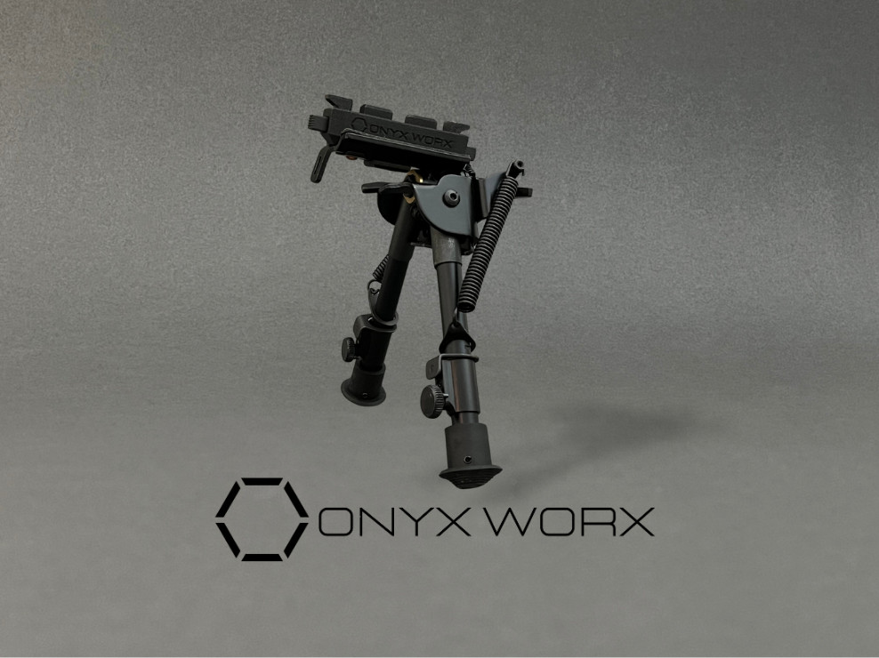 Onyx Worx - MLOK Quick Detach Bipod Mount - Harris Sling Stud Pattern