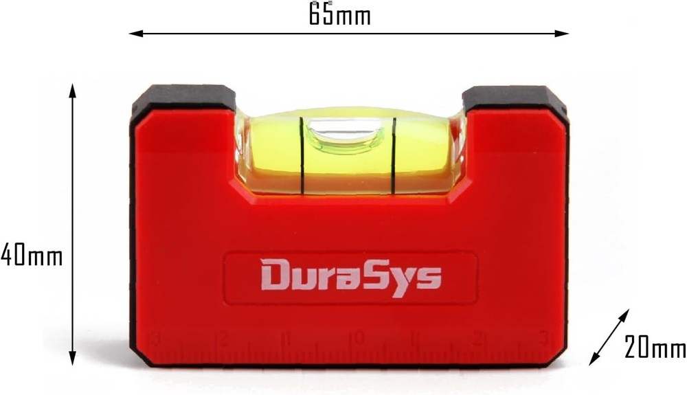 Mini Magnetic Portable Level, 1 Vial Compact Horizontal Vertical Level Tool, 2.5