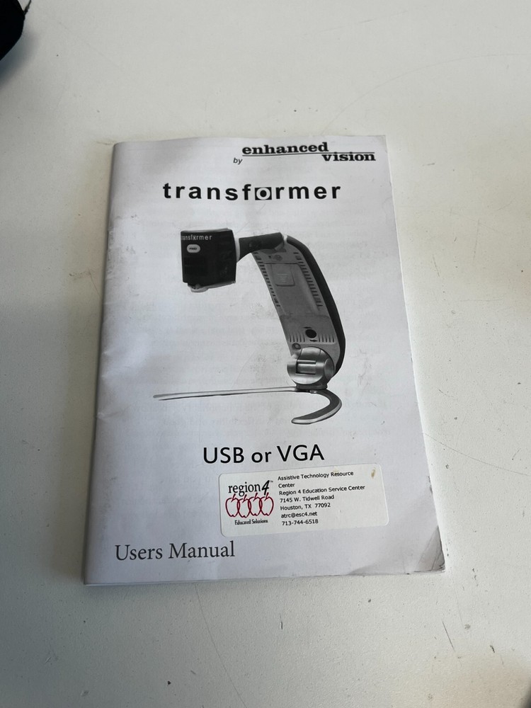 Enhanced Vision Transformer Magnifier TR2UEA - Read Condition