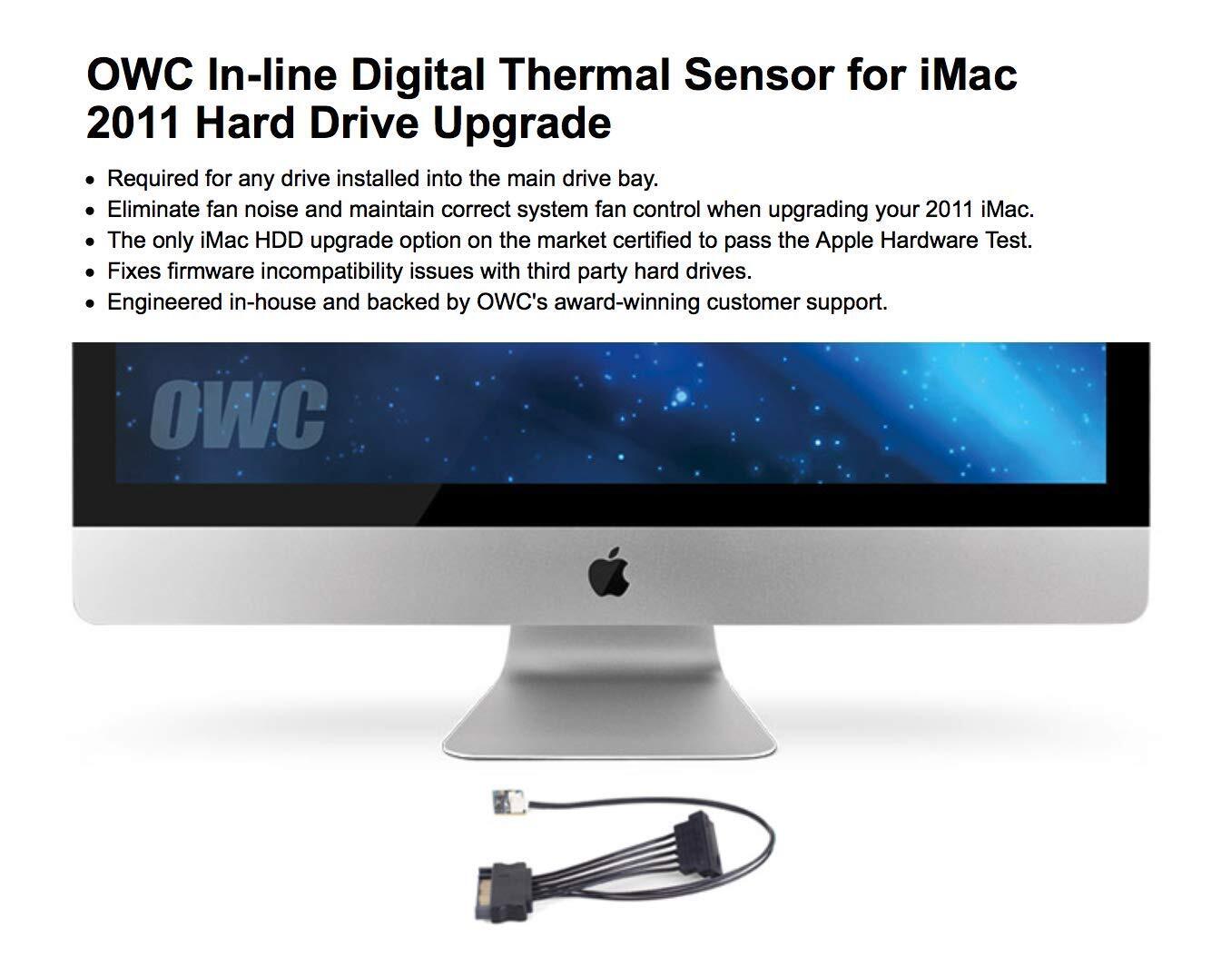 OWC in-Line Digital Thermal Sensor HDD Upgrade Cable for iMac 2011