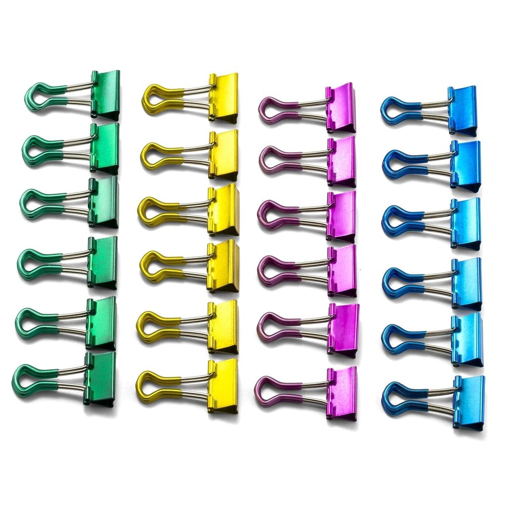 Binder Clips With Rubber Grips