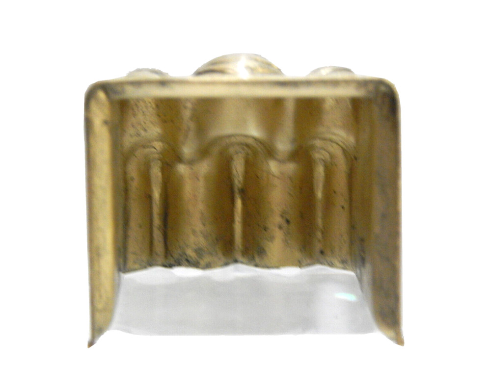 Claw Foot Table Stamped Brass Toe Cap Medium