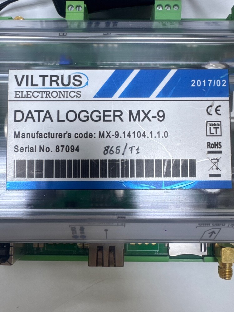 VILTRUS ELECTRONICS MBUS DATA LOGGER MX-9 (9-36VDC) with adapter
