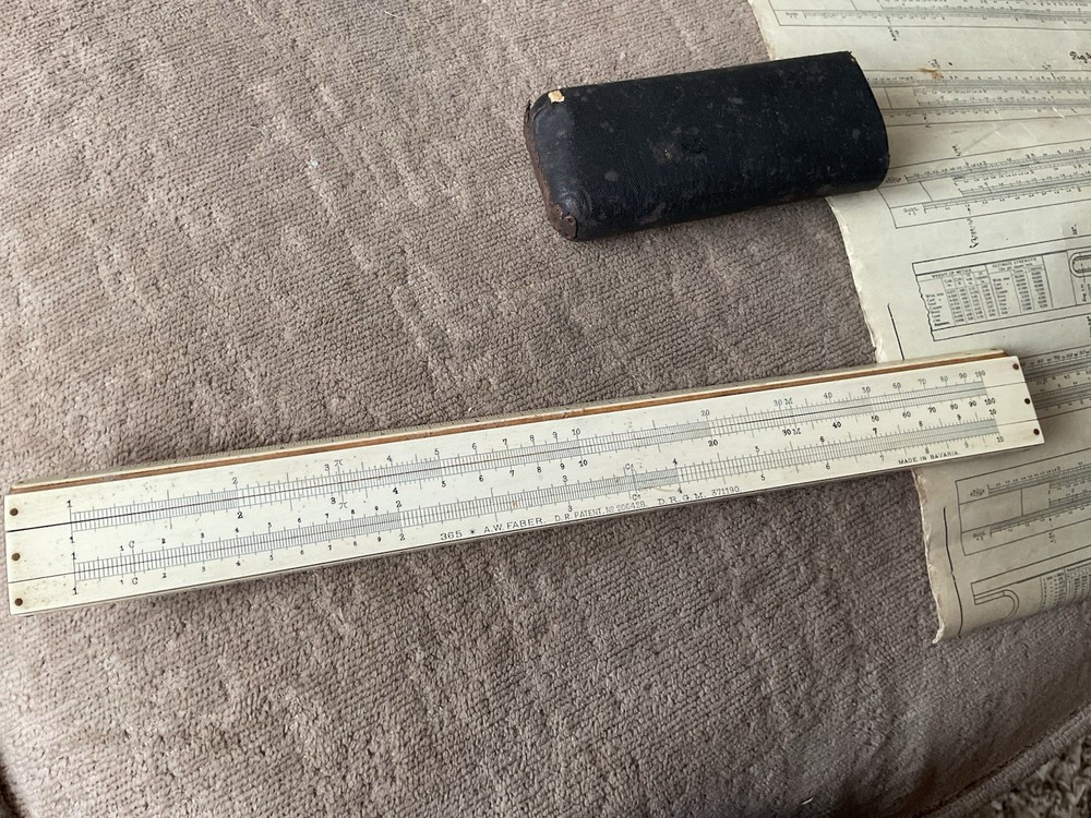 Vintage Slide Rules Bundle x 5