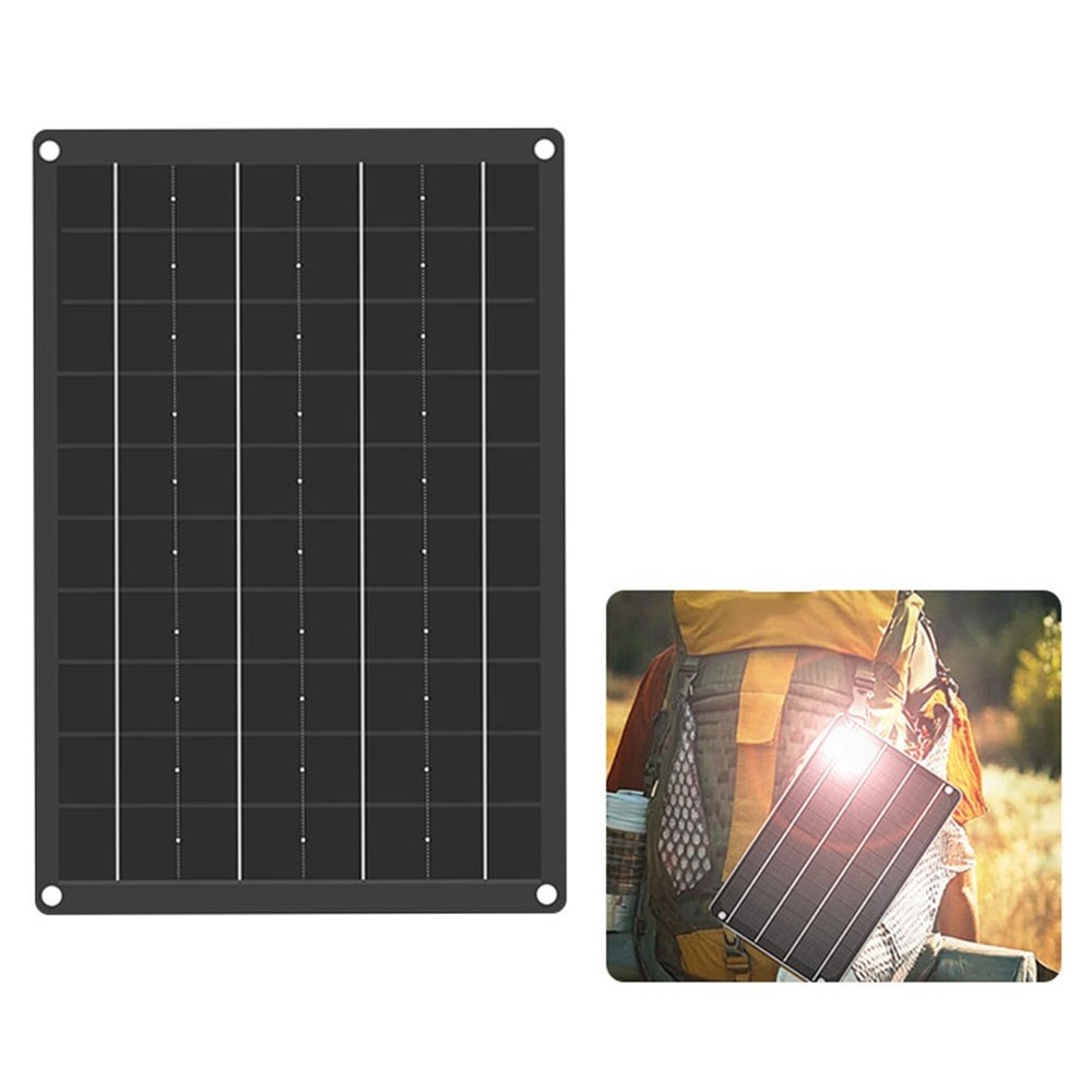 18V Solar Panel Lightweight Solar Panel Compact Design For Easy Carrying