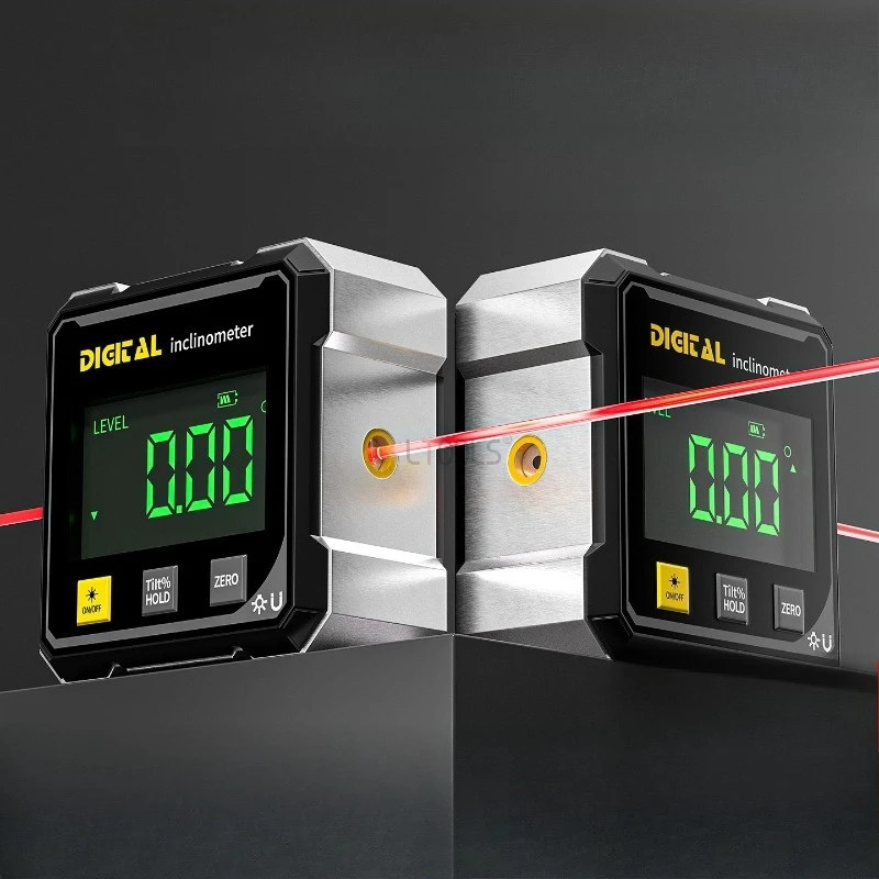 Pocket Electronic Digital Protractor Multifunctional Digital Angle Finder Box In