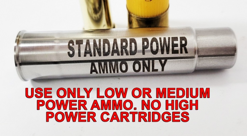 20GA to 45-70 Shotgun Adapter - Stainless Steel - Free Shipping!