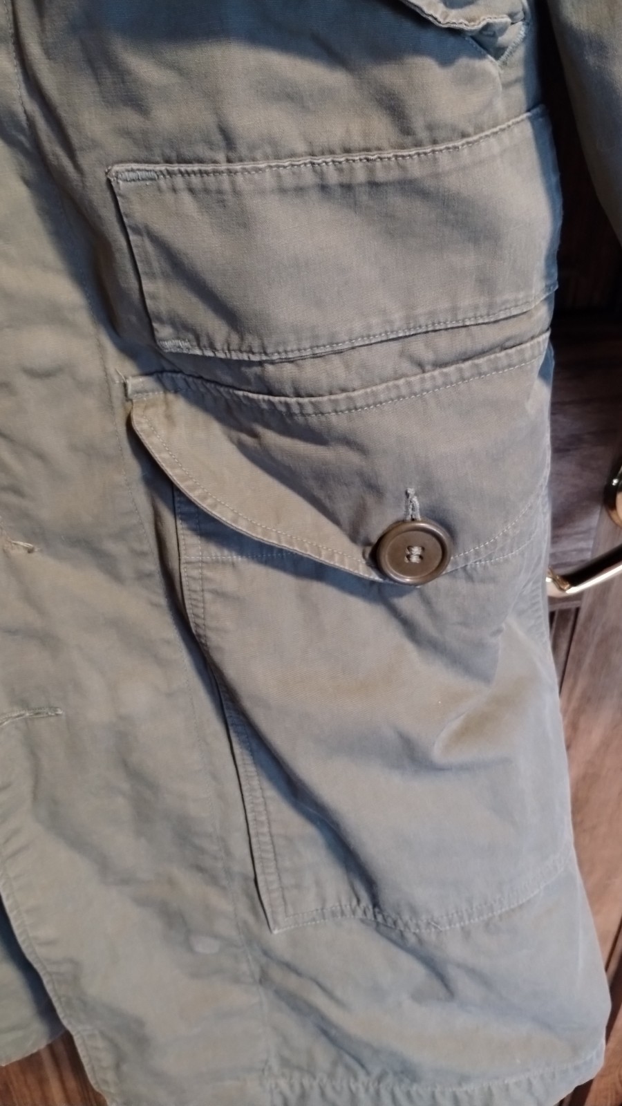 Vintage US Army M-1947 OD Green parka USMC Size Small W/Alpaca Liner item #10