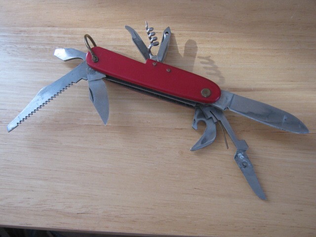 Vintage Wonder Knife Multi-Function Multitool Folding Pocke Knife
