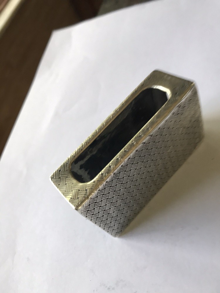 Russian Silver 84 Match Striker Box. marked 1874