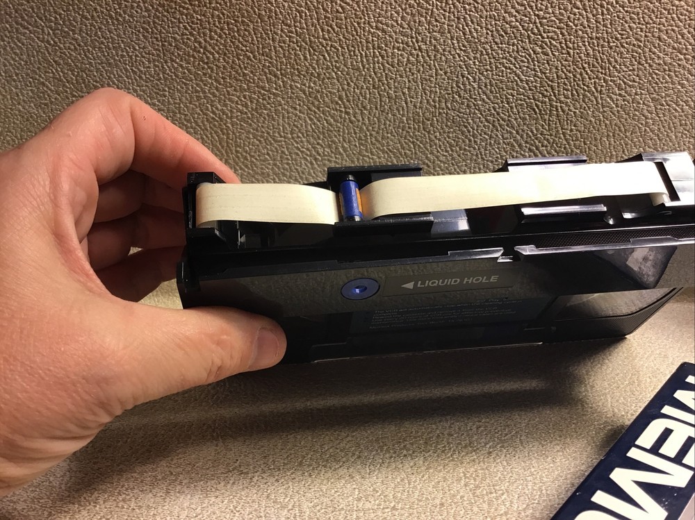 VCR Head Cleaner Tape With Fluid